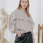 Elle Blouse_Champaign 엘 블라우스_샴페인