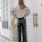 Elle Blouse_Champaign 엘 블라우스_샴페인