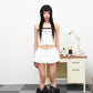 LILY CHOUCHOU ショート pants-ホワイト