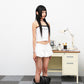 LILY CHOUCHOU ショート pants-ホワイト
