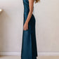 Kristen Green Satin Slip Dress (L'EAU ET) ＠SEOUL