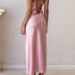 Kristen Pink Satin Slip Dress (L'EAU ET) ＠SEOUL