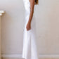 Kristen White Satin Slip Dress (L'EAU ET) ＠SEOUL