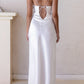 Kristen White Satin Slip Dress (L'EAU ET) ＠SEOUL