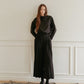 leeka pleated blouse _ charcoal black (AILE DE) ＠SEOUL