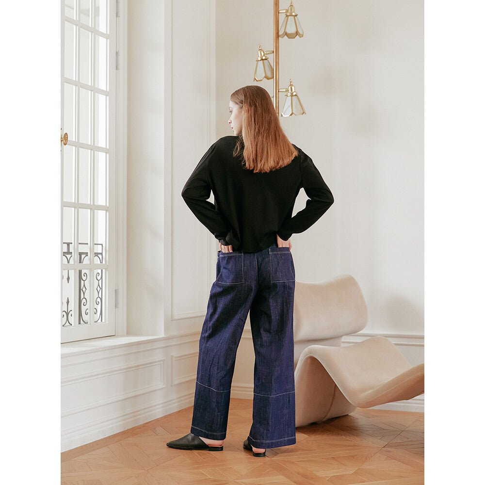 Open Denim Pants 오픈 데님 팬츠 (AILE DE) ＠SEOUL