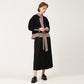 Overfit ribbon collar puff sleeve ruffle sweatshirt black (wundergeist777) ＠SEOUL