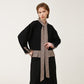Overfit ribbon collar puff sleeve ruffle sweatshirt black (wundergeist777) ＠SEOUL