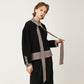 Overfit ribbon collar puff sleeve ruffle sweatshirt black (wundergeist777) ＠SEOUL