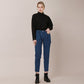 Overfit wing collar balloon sleeve strap blouse black (wundergeist777) ＠SEOUL