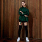 Overfit wing collar strap blouse green (wundergeist777) ＠SEOUL