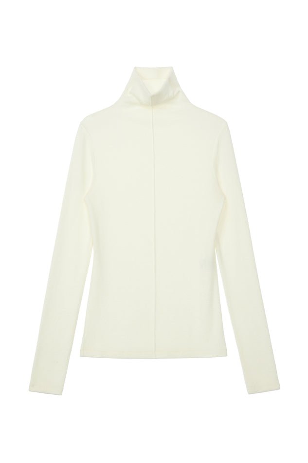 ウール ブランド タートルネックトップ_ホワイト (Benet.Me) ＠SEOUL