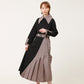 Puritan collar (cape collar) unbalanced long dress black (wundergeist777) ＠SEOUL