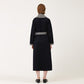 Puritan collar (cape collar) unbalanced long dress navy (wundergeist777) ＠SEOUL