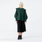 Raglan sailor collar bishop sleeve cotton green blouse (wundergeist777) ＠SEOUL