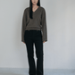 [refurbished] Cozy V - neck Pullover (2colors)_Walnut (peep) ＠SEOUL