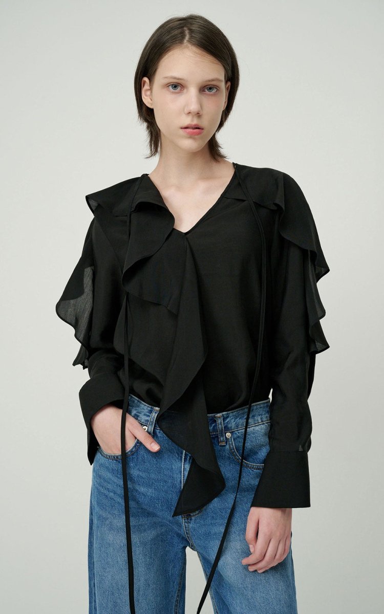 Sera Blouse _ Black (02 ARMOIRE) ＠SEOUL