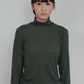 Soft Wave Hem Turtleneck (2colors)_Deep Green (peep) ＠SEOUL