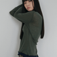 Soft Wave Hem Turtleneck (2colors)_Deep Green (peep) ＠SEOUL