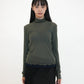 Soft Wave Hem Turtleneck (2colors)_Deep Green (PEEP) ＠SEOUL