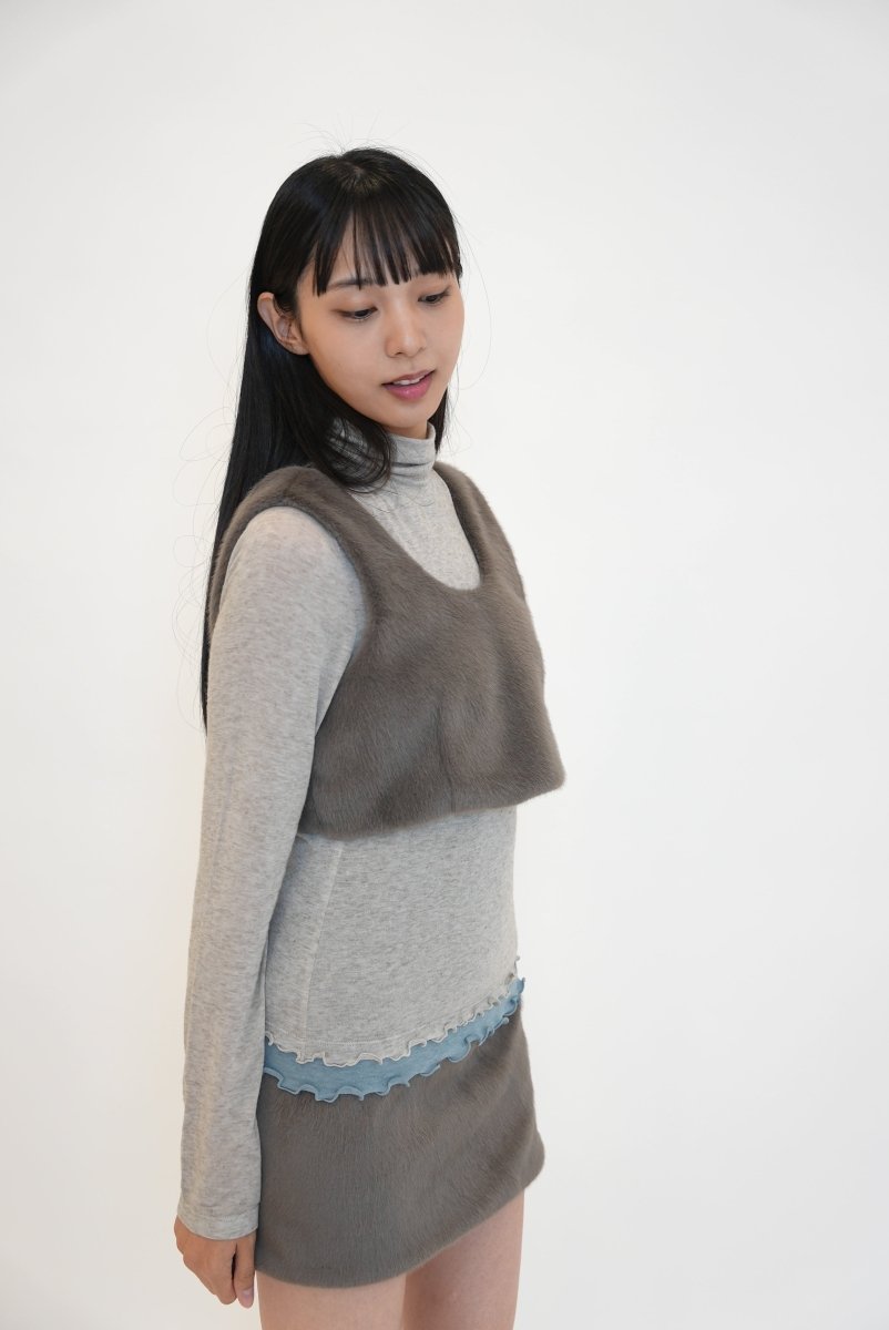 Soft Wave Hem Turtleneck (2colors)_Oatmeal (PEEP) ＠SEOUL
