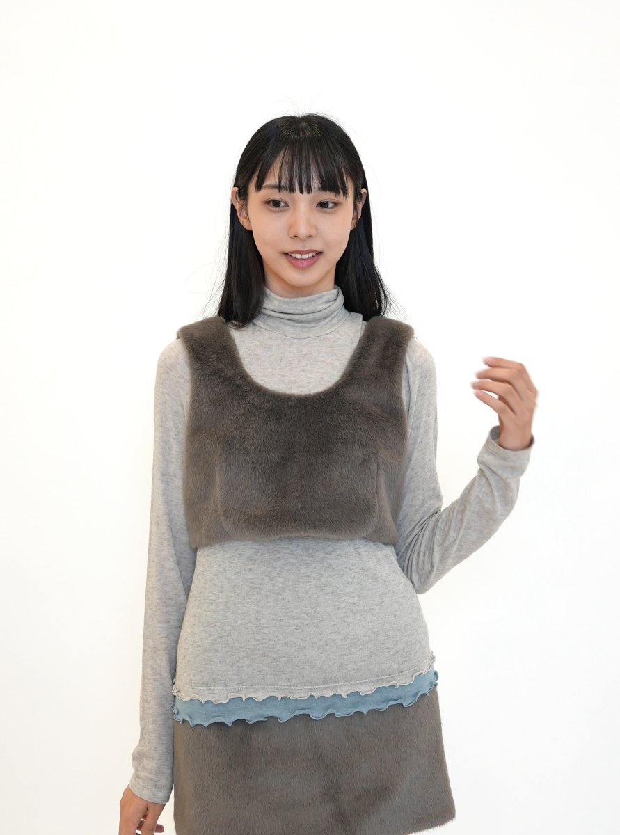 Soft Wave Hem Turtleneck (2colors)_Oatmeal (PEEP) ＠SEOUL