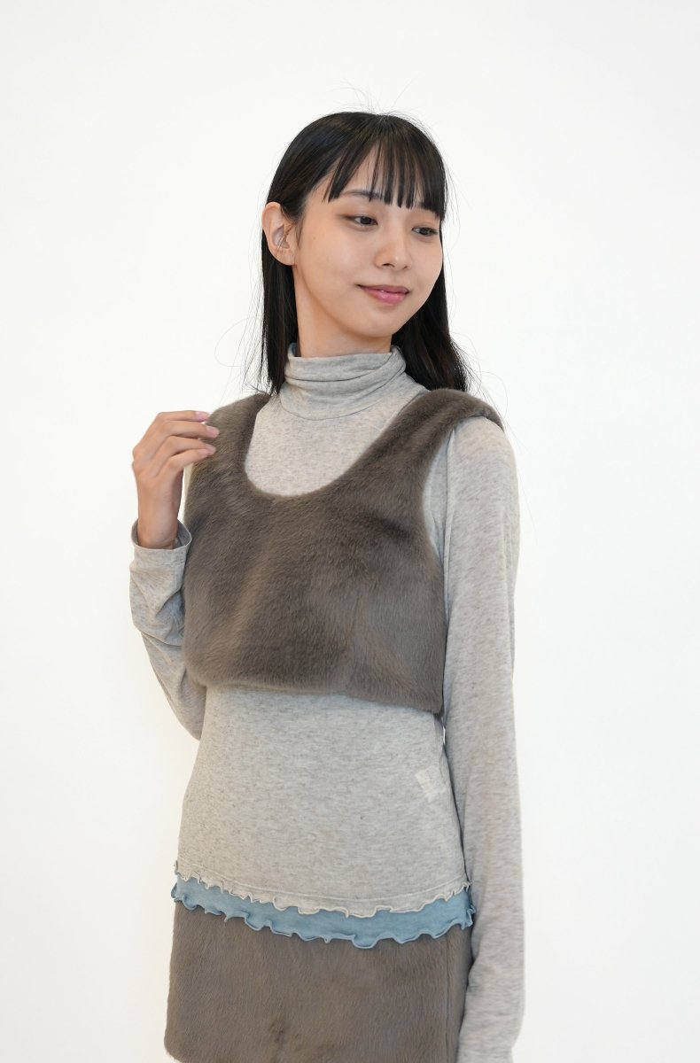 Soft Wave Hem Turtleneck (2colors)_Oatmeal (PEEP) ＠SEOUL
