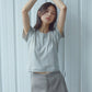 Square Mini Shorts (2colors)_Gray (peep) ＠SEOUL
