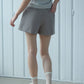 Square Mini Shorts (2colors)_Gray (peep) ＠SEOUL