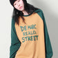 リアルストリートカラーミックスラグランスリーブ長袖Tシャツ カーキ＆マスタード (Demarc) ＠SEOUL