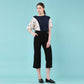 Unbalanced short sleeve t-shirt navy (wundergeist777) ＠SEOUL