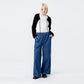 Waist banding medium denim cargo wide pants (wundergeist777) ＠SEOUL