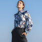 William Navy Floral Blouse (L'EAU ET) ＠SEOUL