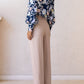 William Navy Floral Blouse (L'EAU ET) ＠SEOUL