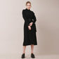 Wing collar strap strap dress black (wundergeist777) ＠SEOUL