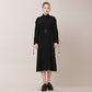 Wing collar strap strap dress black (wundergeist777) ＠SEOUL