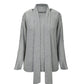 シャーリングトップ23_グレーSHIRRING TOP23_GY - ＠SEOUL