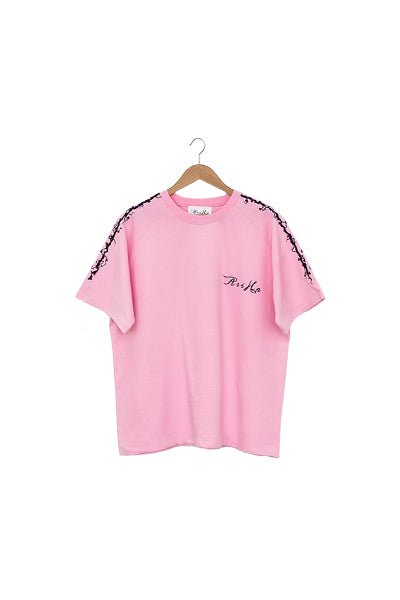 2ライン梅の花Tシャツ (ASIHA MaeHwa 2 Line T-Shirts) PINK - ＠SEOUL