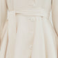 ASYMMETRICAL DRESS WITH SQUARE CUTTING DRAPE