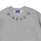 フンミンジョンウムオーバーフィットマンツーマングレー Ancient Korean Embroidery Over-Fit sweatshirt (Gray) - ＠SEOUL