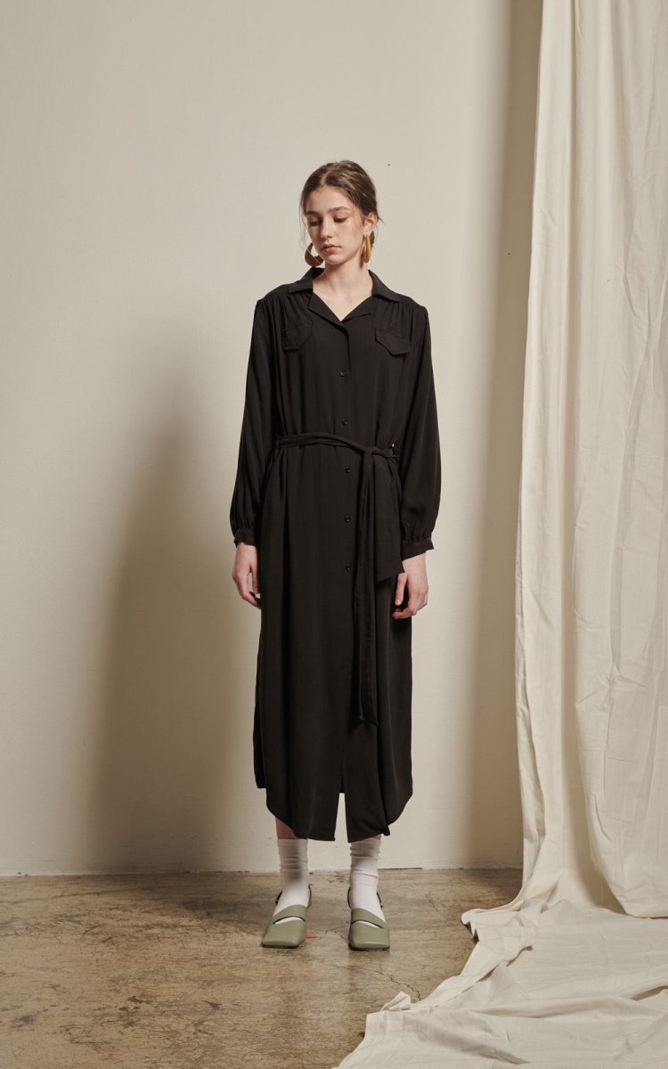 Annika Dress Black - ＠SEOUL