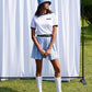 Arielle Skirt Baby Blue - ＠SEOUL