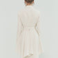 ASYMMETRICAL DRESS WITH SQUARE CUTTING DRAPE - ＠SEOUL