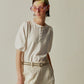 バルーンボタンシャーリングトップ Balloon Button Shirring Top - ＠SEOUL