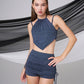 BANDANA BRA TOP_DENIM - ＠SEOUL