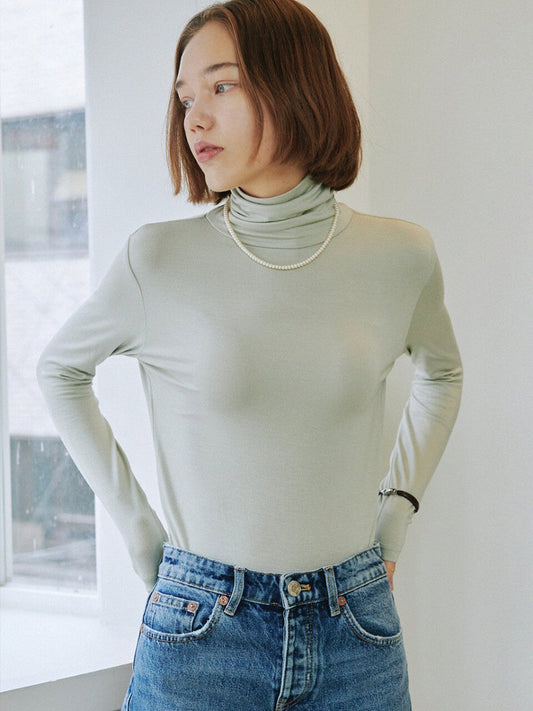 BASIC MODAL PULLOVER_MINT - ＠SEOUL