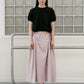BATU SHIRRED SKIRT_LAVENDER - ＠SEOUL