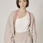 Blossom Tweed Bolero Cardigan - Pink - ＠SEOUL