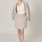 Blossom Tweed Bolero Cardigan - Pink - ＠SEOUL