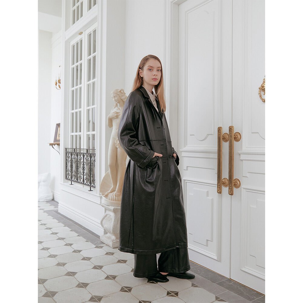 Bond Laether Coat ボンドレザーコート (AILE DE) ＠SEOUL｜韓国 
